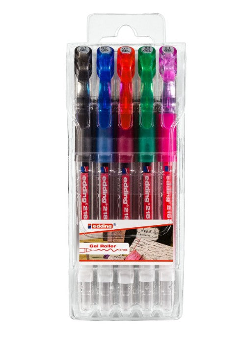 Edding 2185 • Gelroller 0.7mm Assorti 5pcs (4-2185-5099)