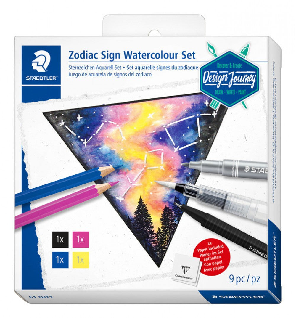 Design Journey Zodiac Sign Watercolour Set (61 DJT1)