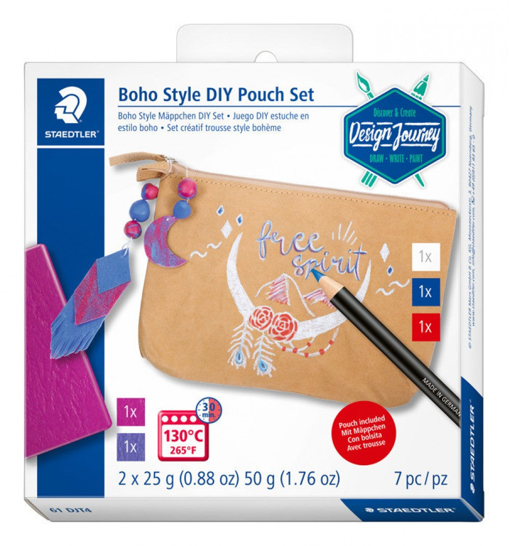Design Journey Boho Style DIY Pouch Set (61 DJT4)