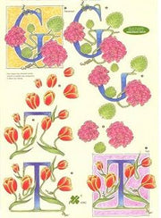 3D Knipvel - Klaver Vier - Geranium en Roos