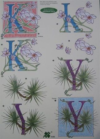 3D Knipvel - Klaver Vier - Krokus en Yuka