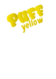 Signmart - Puff  Flexfolie/HTV - Iron-On met Wow-Effect - Geel - 20x30cm (PUF004)