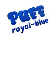 Signmart - Puff  Flexfolie/HTV - Iron-On met Wow-Effect - Royal-Blue - 20x30cm (PUF005)