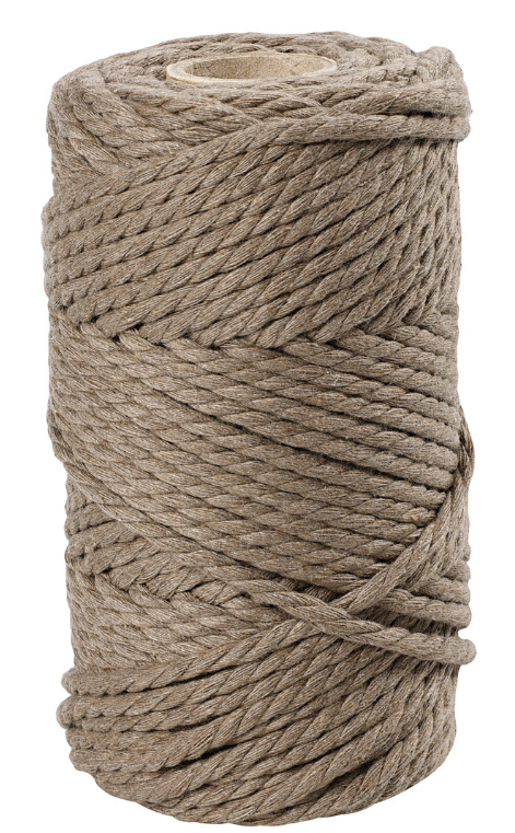 CC Macramékoord 4 mm 55 m Lichtbruin (414751) *