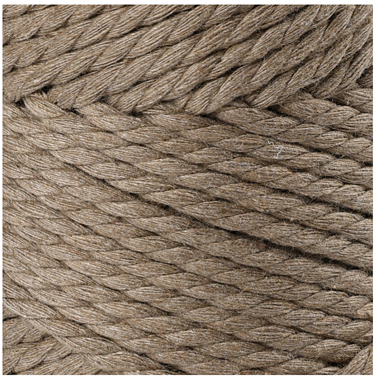 CC Macramékoord 4 mm 55 m Lichtbruin (414751) *