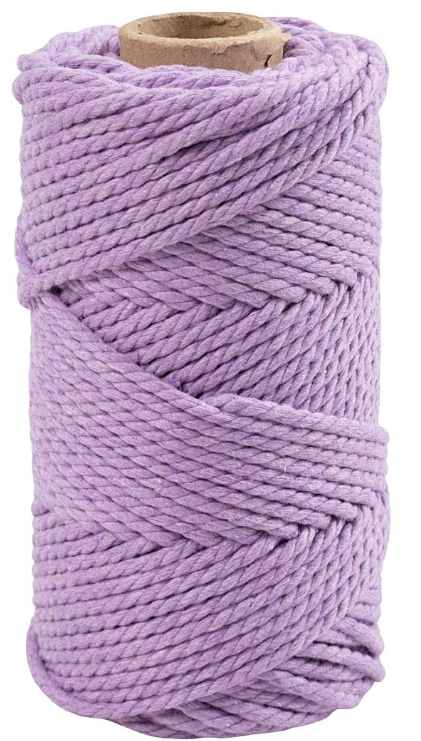 CC Macramé Koord 4 mm 55 m Paars (414758) *