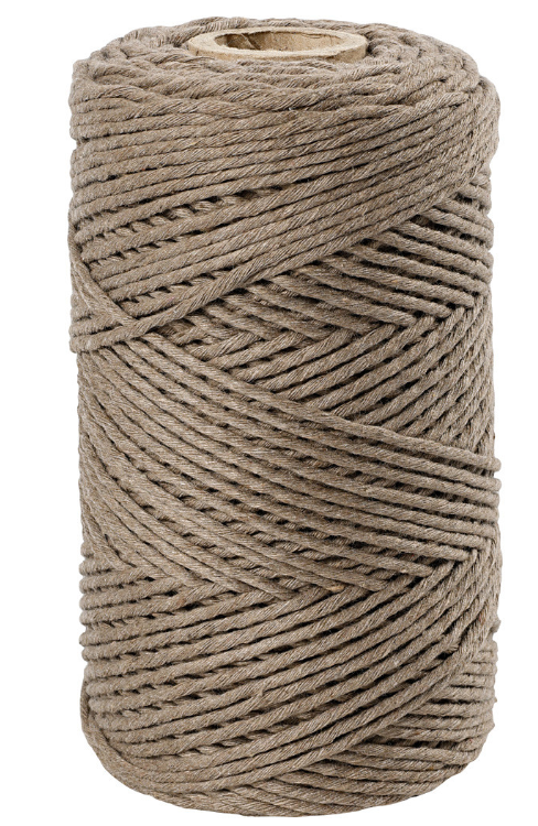 CC Macramékoord 2 mm 198 m Lichtbruin (414761) *