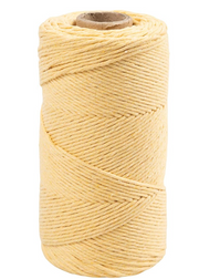 CC Macramé Koord 2 mm 198 m Lichtgeel (414767) *
