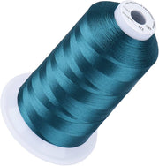 Premium Quality Polyester borduurgaren - 500m - Peacock Blue - 415