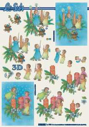 3D Knipvel - Le Suh - Kerstengeltjes -8
