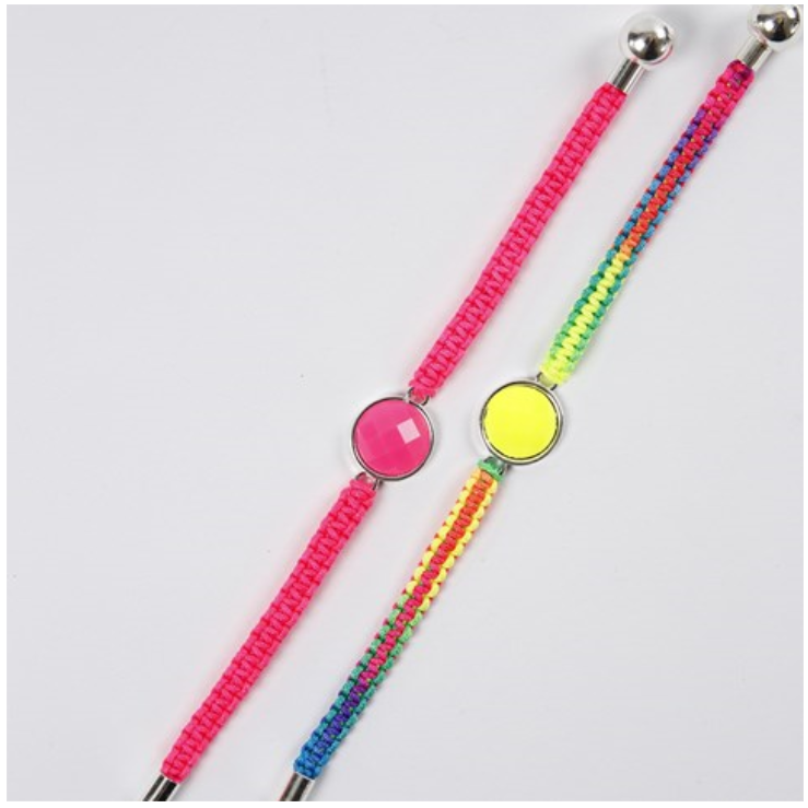 CC Macramé Koord 1 mm Multi Neon 28 m (41723) *