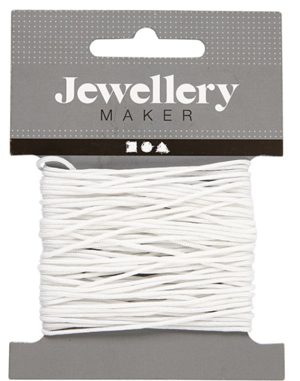 CC Macramé Koord 1 mm Wit 10 m (41746) *