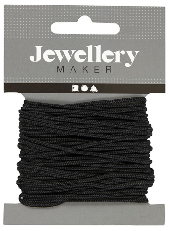 CC Macramé Koord 2 mm Zwart 8 m (41755) *