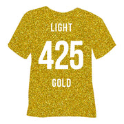 POLI-FLEX - PEARL GLITTER - Flexfolie - Light-Gold - 30 x 50 cm (425)