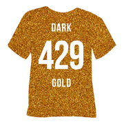POLI-FLEX PEARL GLITTER Flexfolie DIN A4 Dark Gold (429)