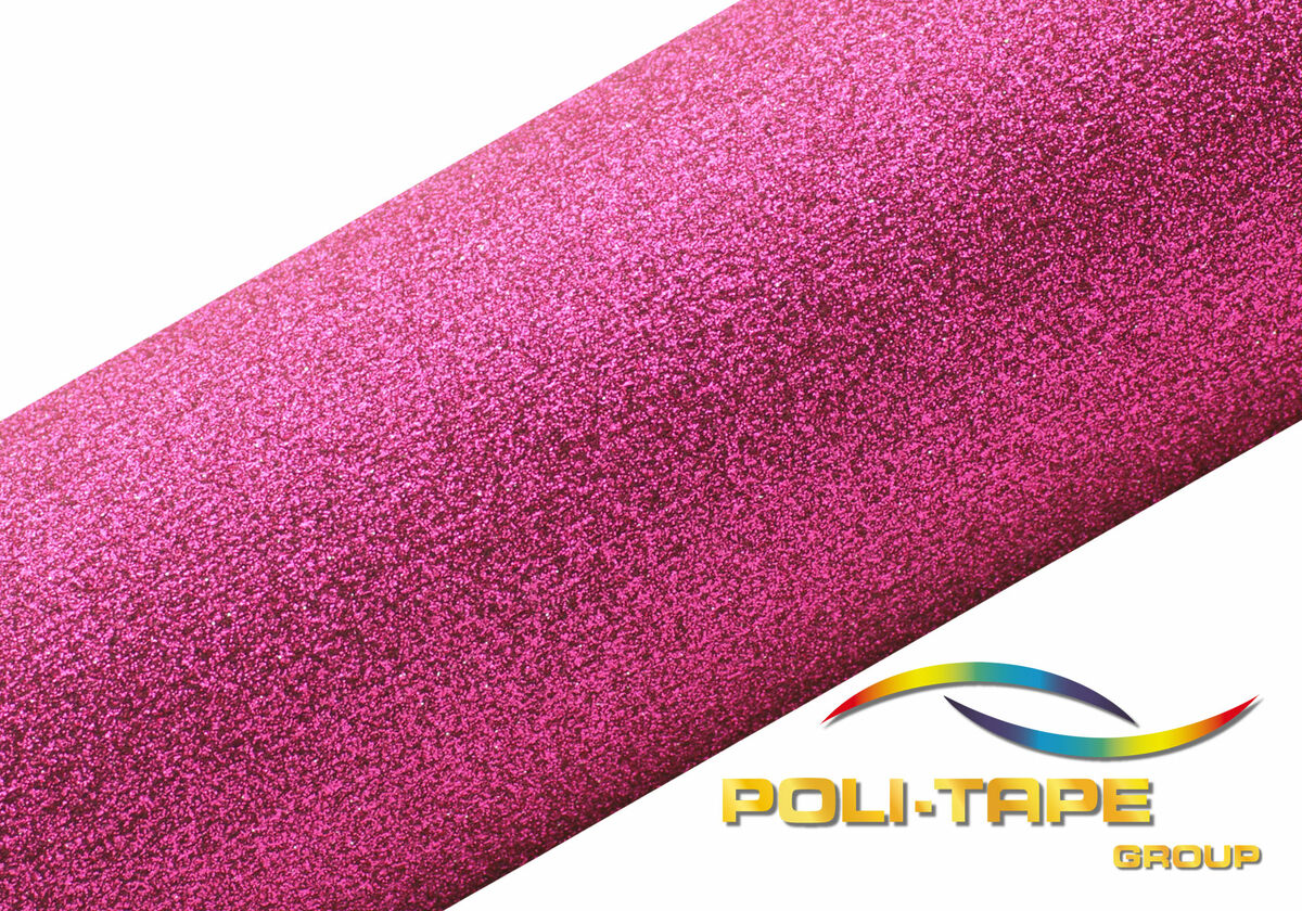 POLI-FLEX PEARL GLITTER Flexfolie DIN A4 Hot Pink (432)