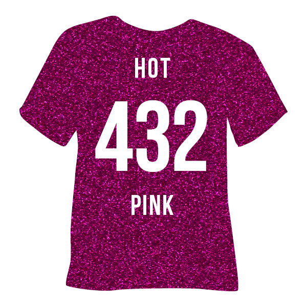 POLI-FLEX PEARL GLITTER Flexfolie DIN A4 Hot Pink (432)