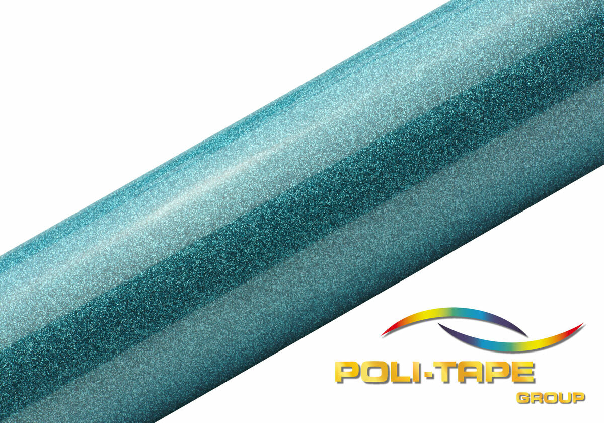 POLI-FLEX PEARL GLITTER Flexfolie DIN A4 Sky Blue (445)