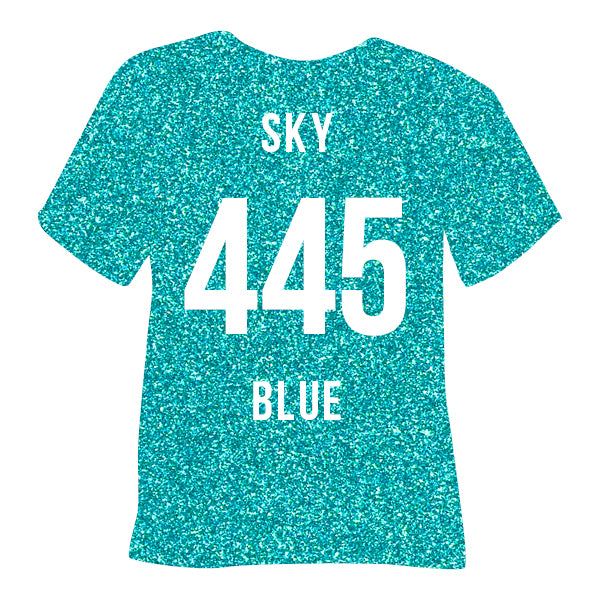 POLI-FLEX - PEARL GLITTER - Flexfolie - Sky-Blue - 30 x 50 cm (445)