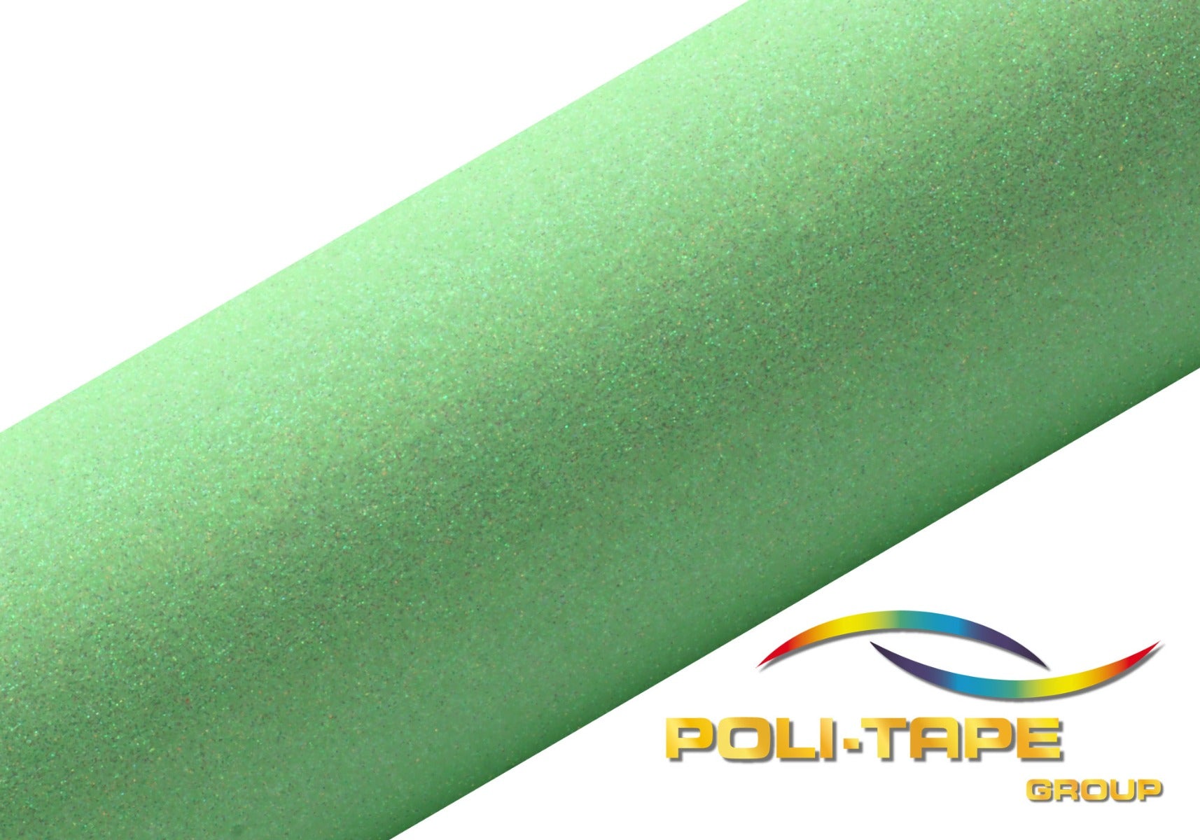 POLI-FLEX - PEARL GLITTER - Flexfolie - Neon-Green - 30 x 50 cm (447)