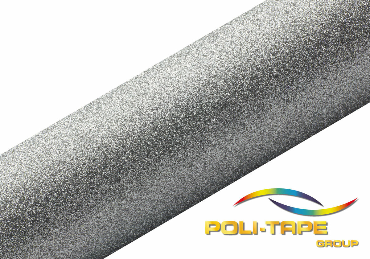 POLI-FLEX PEARL GLITTER Flexfolie DIN A4 Silver (450)