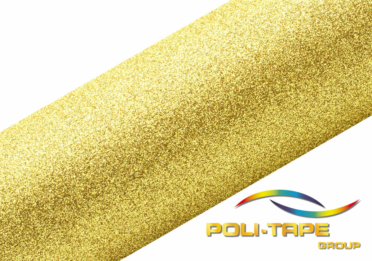 POLI-FLEX PEARL GLITTER Flexfolie DIN A4 Gold (451)