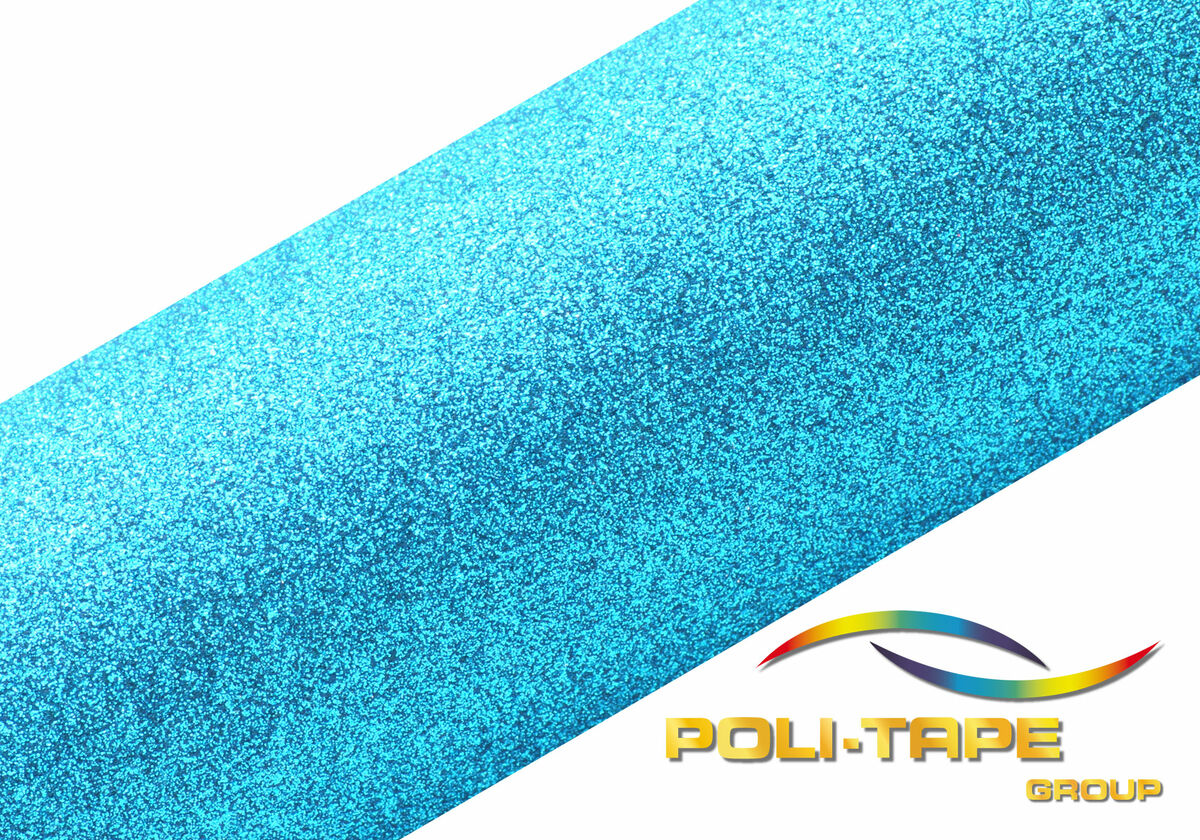 POLI-FLEX PEARL GLITTER Flexfolie DIN A4 Blue (454)