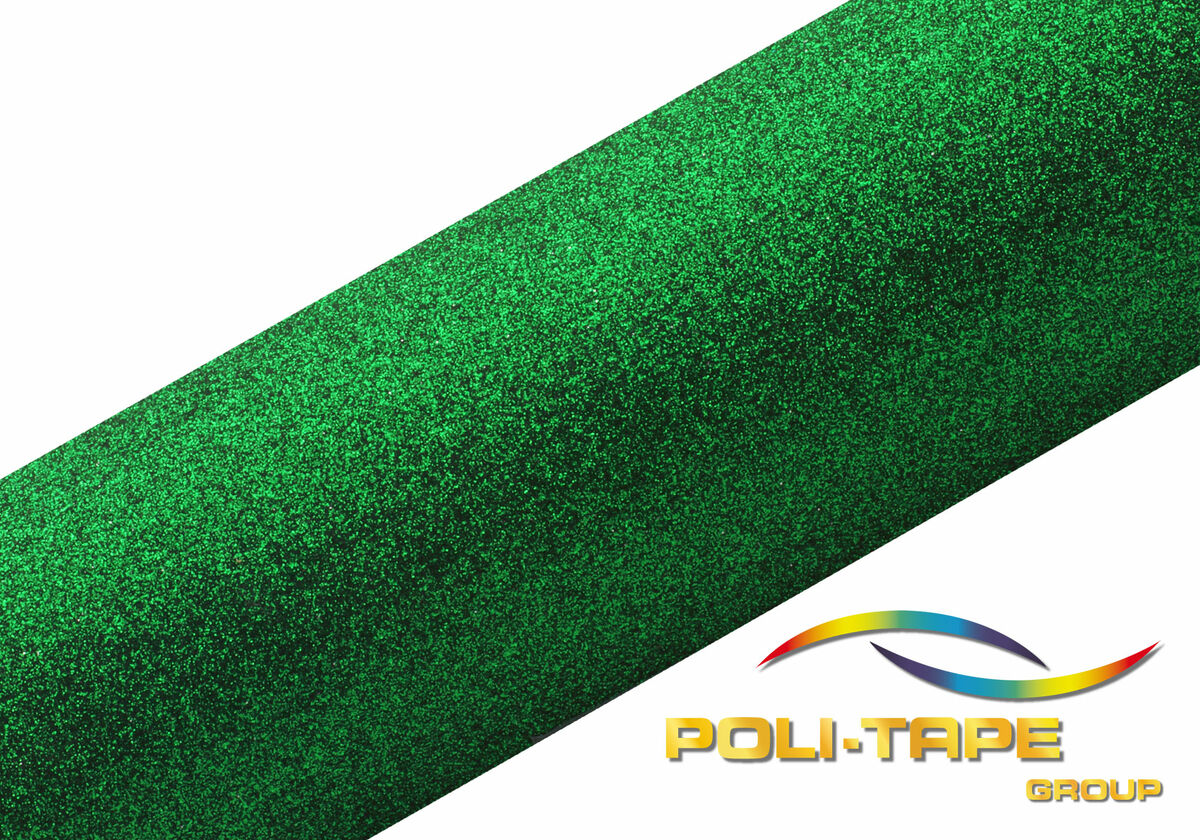 POLI-FLEX PEARL GLITTER Flexfolie DIN A4 Green (455)
