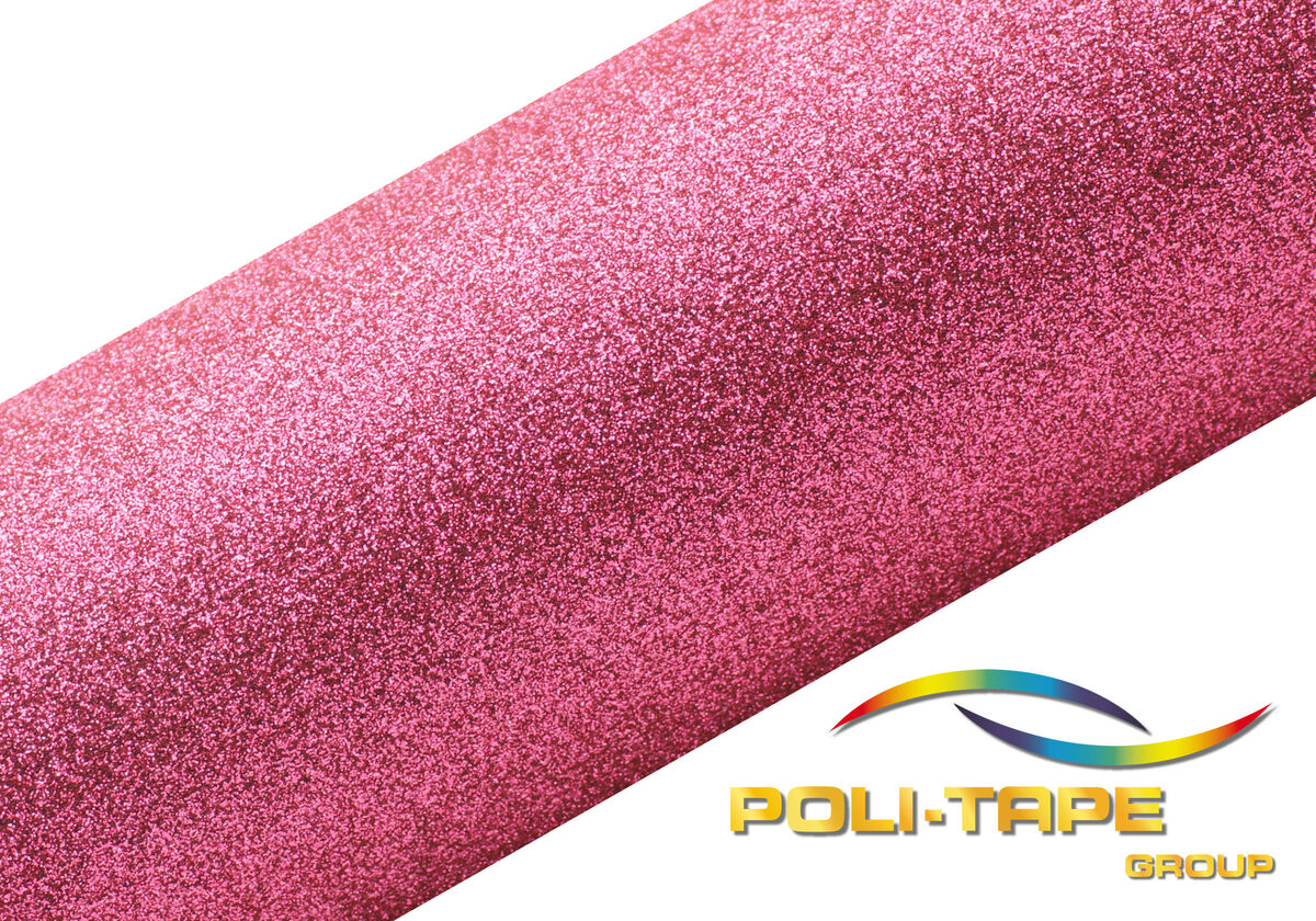 POLI-FLEX PEARL GLITTER Flexfolie DIN A4 Pink (457)