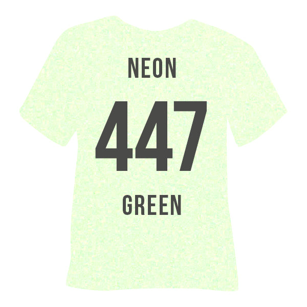 POLI-FLEX PEARL GLITTER Flexfolie DIN A4 Neon Green (447)