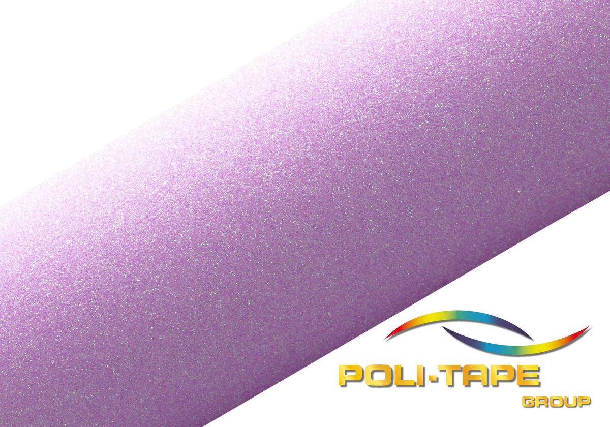 POLI-FLEX PEARL GLITTER Flexfolie DIN A4 Neon-Purple (480)