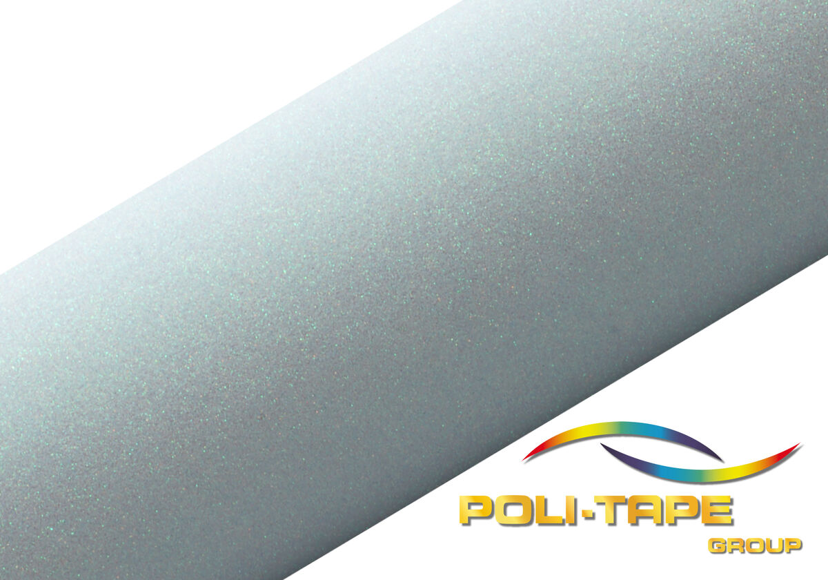 POLI-FLEX PEARL GLITTER Flexfolie DIN A4 Neon-Blue (481)