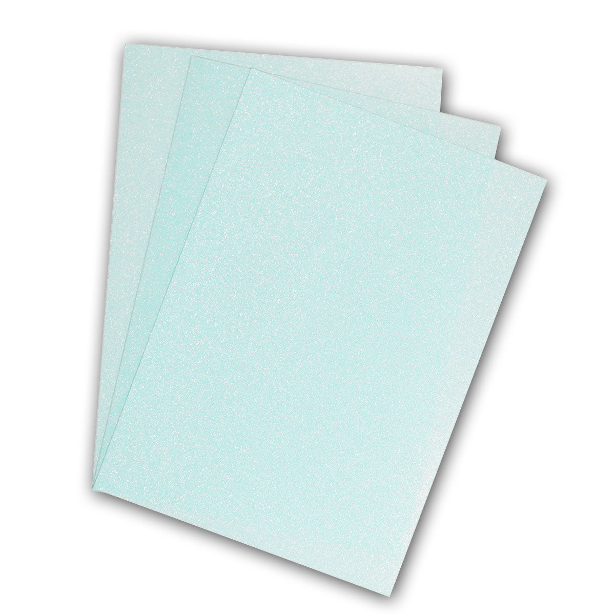 POLI-FLEX - PEARL GLITTER - Flexfolie - A4 - Neon-Blue (481)