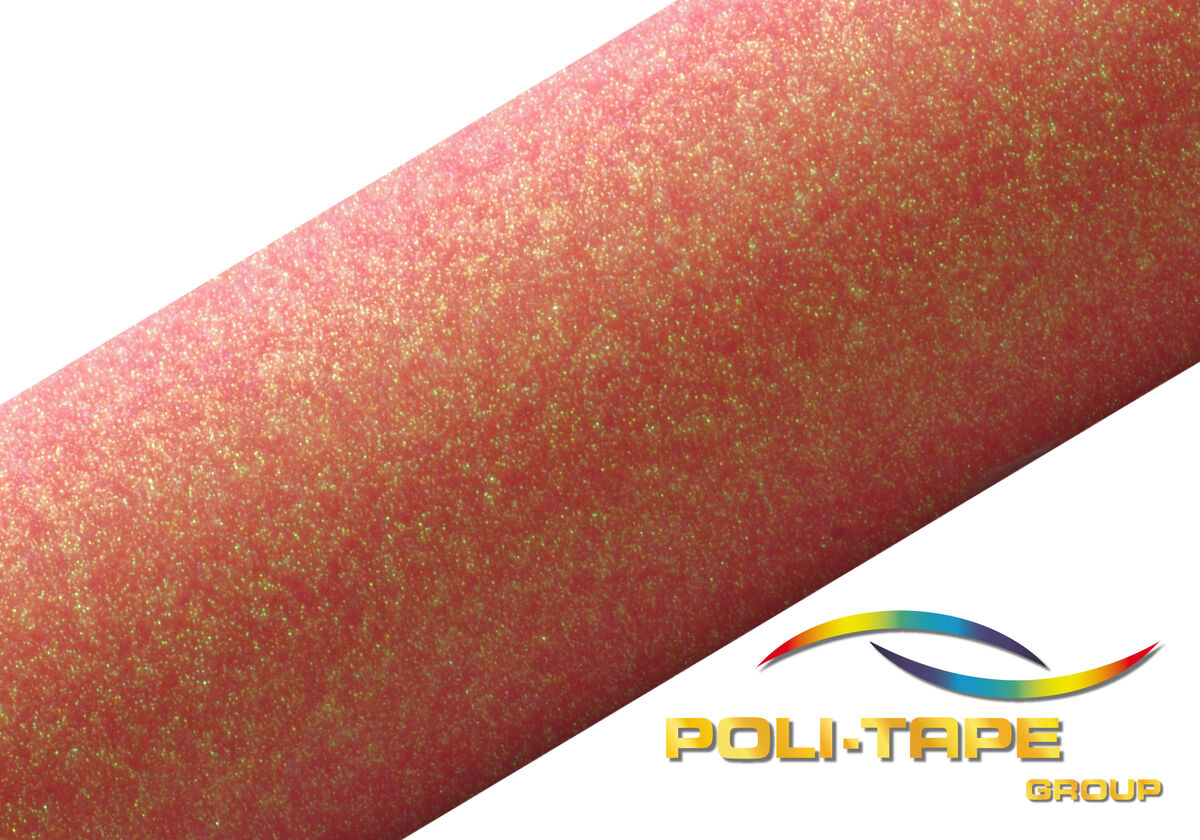 POLI-FLEX PEARL GLITTER Flexfolie DIN A4 Coral (487)