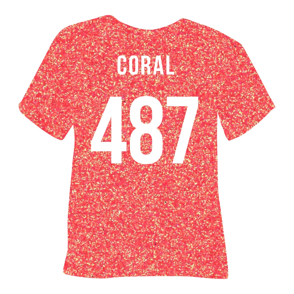 POLI-FLEX PEARL GLITTER Flexfolie DIN A4 Coral (487)