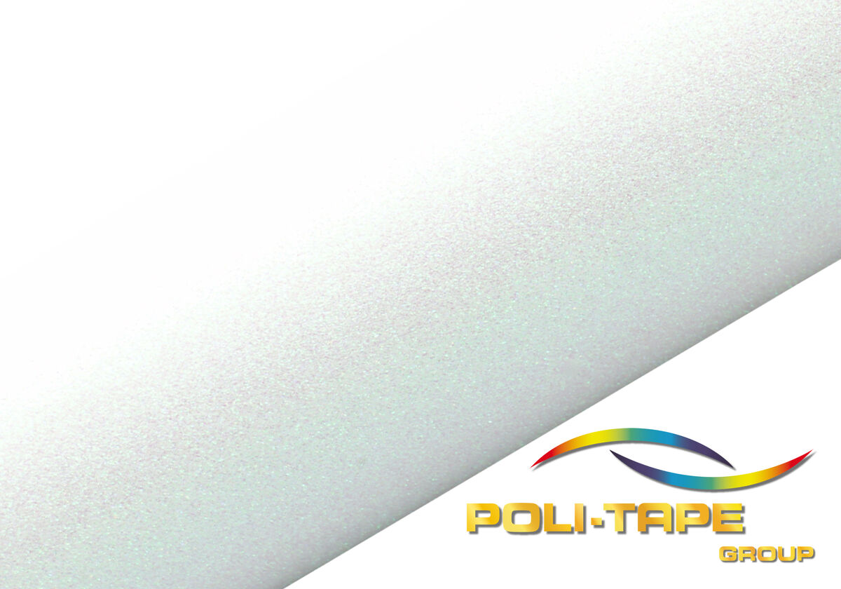 POLI-FLEX PEARL GLITTER Flexfolie DIN A4 Rainbow-White (488)