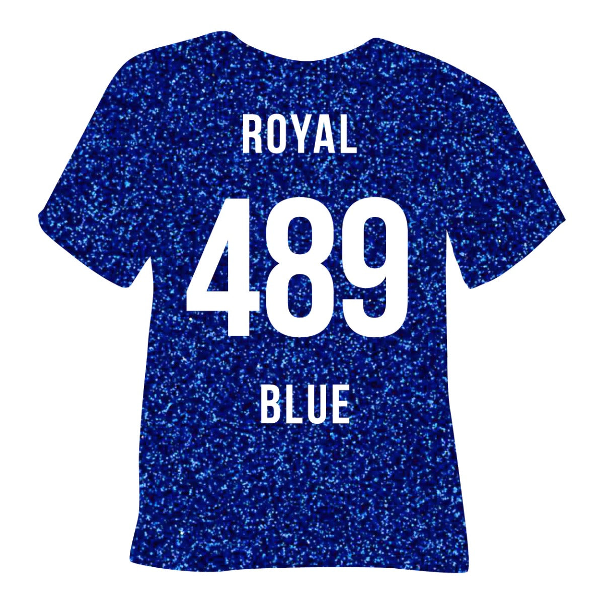 POLI-FLEX - PEARL GLITTER - Flexfolie - Royal-Blue - 30 x 50 cm (489)