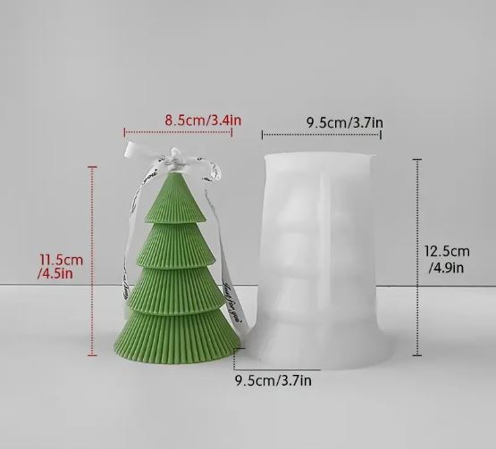 Siliconen mal - Kerstboom- medium