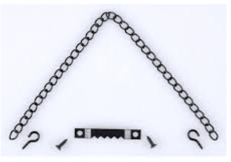 Houten PlanX ophanghaken - 12,0 × 6,0 × 0,5 cm (500575)