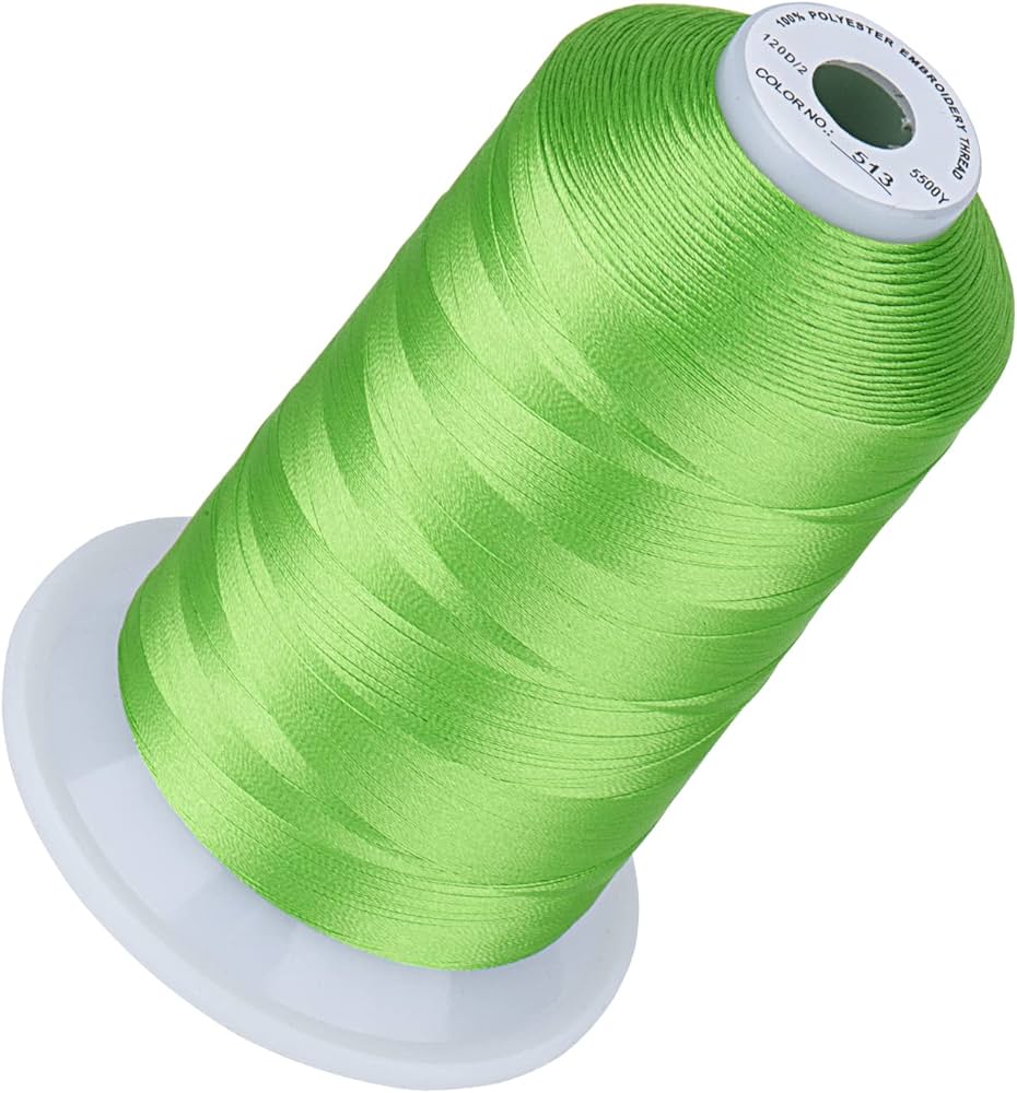 Premium Quality Polyester borduurgaren - 500m - Lime Green - 513