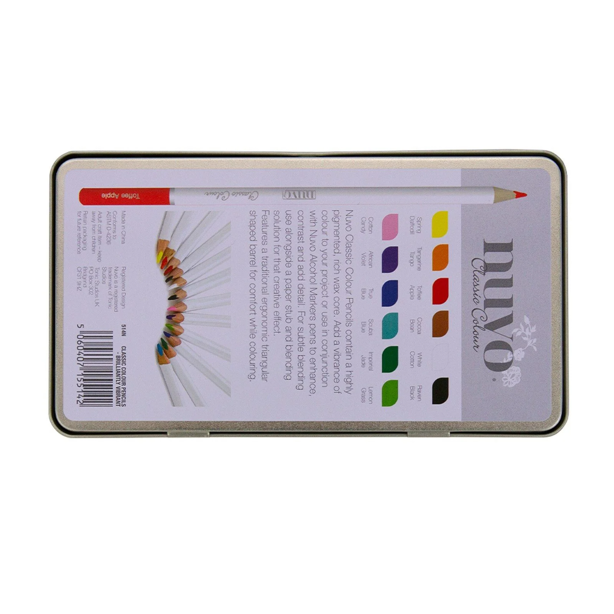 Nuvo • Classic Colour Pencils Brilliantly Vibrant - 514N