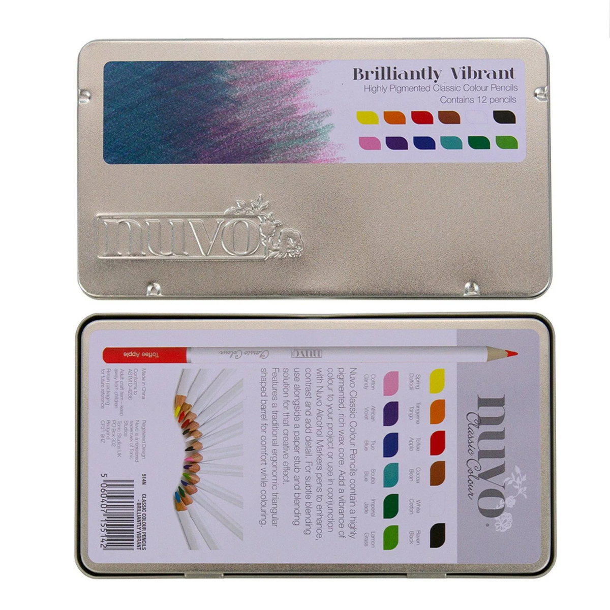 Nuvo • Classic Colour Pencils Brilliantly Vibrant - 514N