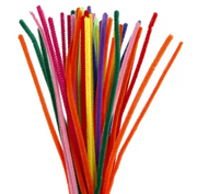 CC Chenilledraad Multigekleurd 6 mm 50 stuks (51636)