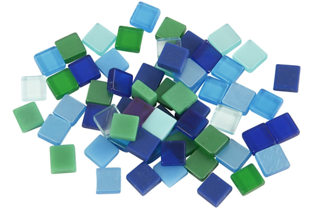 CC Mini Mozaïek 5mm Blauw Harmonie 25 gr (51929) *