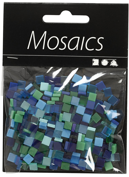 CC Mini Mozaïek 5mm Blauw Harmonie 25 gr (51929) *