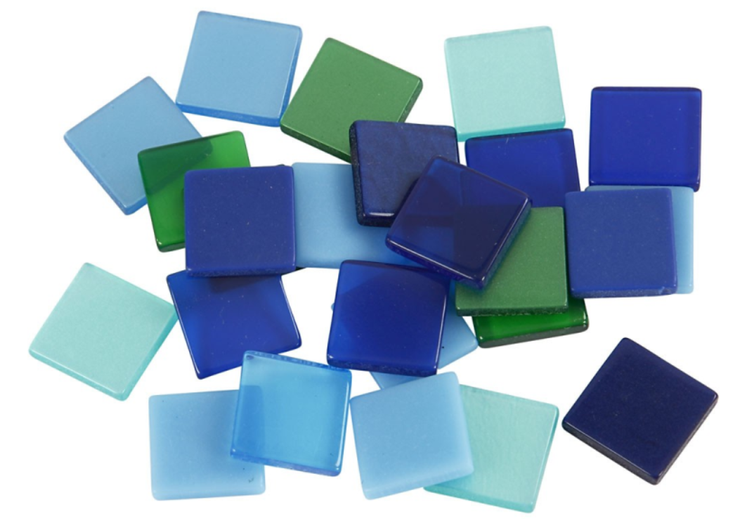 CC Mini Mozaïek 10 mm Blauw Harmonie 25 gr (51930) *