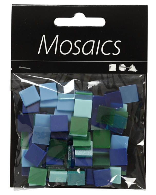 CC Mini Mozaïek 10 mm Blauw Harmonie 25 gr (51930) *