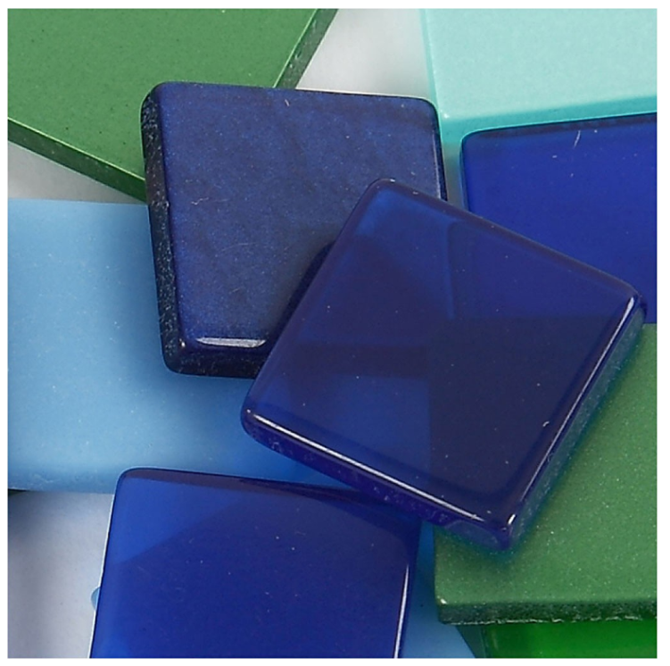 CC Mini Mozaïek 10 mm Blauw Harmonie 25 gr (51930) *