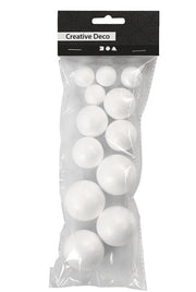CC Styropor Ballen 2, 3, 4 cm 12 stuks (54305)