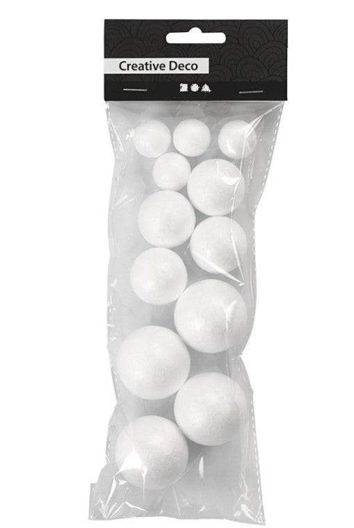 CC Styropor Ballen 2, 3, 4 cm 12 stuks (54305)